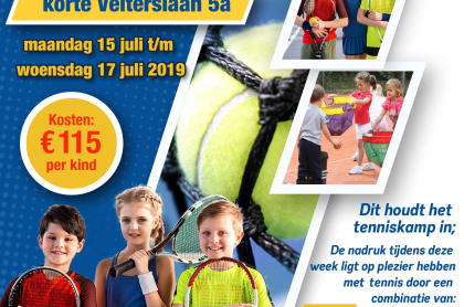 Tenniskamp TV Nigtevecht 15-17 juli 2019